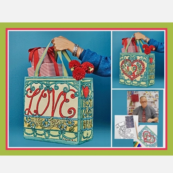 New Large Brighton A Winter's Love Tote. - Picture 2 of 16